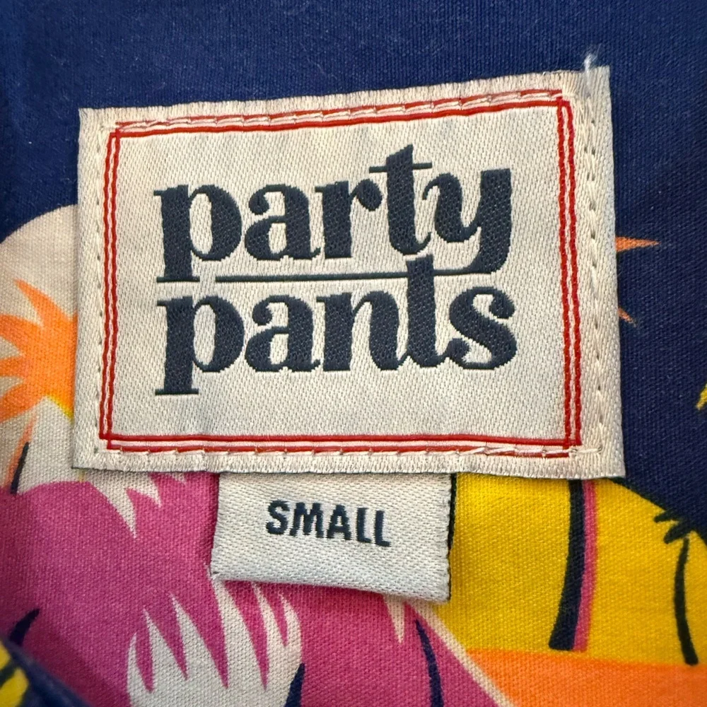 Men’s Party Pants Dinosaur Print Button Up Shirt - Picture 3 of 4
